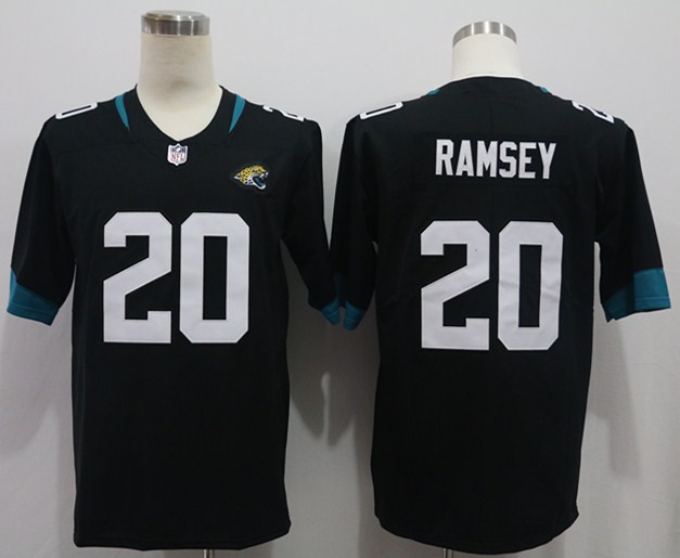 Men's Jacksonville Jaguars Jalen Ramsey #20 Black Jersey